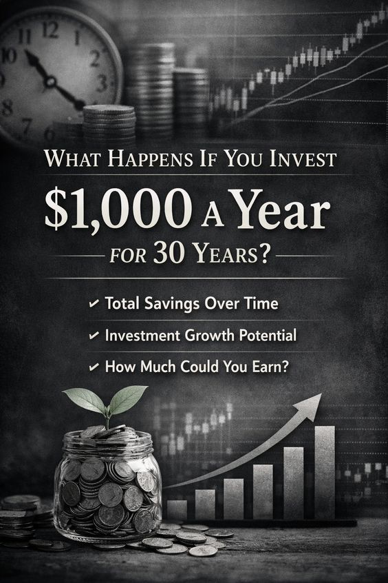 What Happens If You Invest $1,000 a Year for 30 Years?