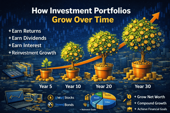 How Investments Grow Over Time: Compounding, Contributions, and Real ...